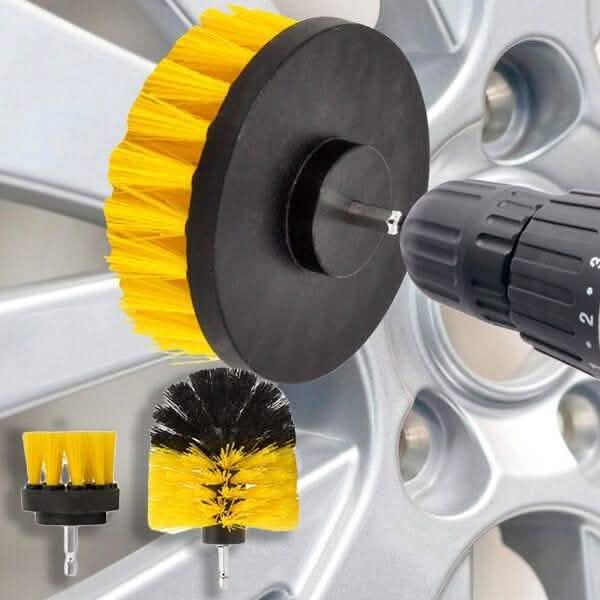 3-Piece: All Purpose Power Scrubber Drill Cleaning Brush Kit