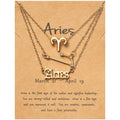 3-Piece: Constellation Zodiac Layer Necklaces