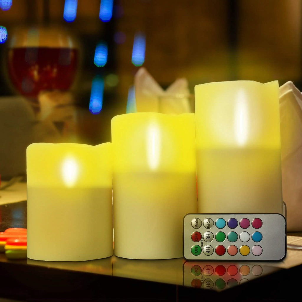 3-Piece: Flameless Votive Candles