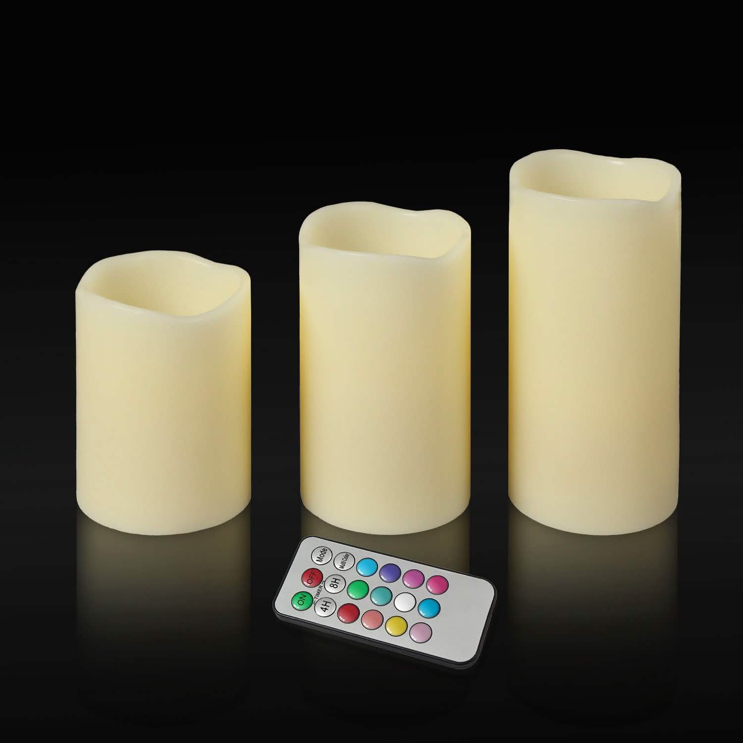 3-Piece: Flameless Votive Candles