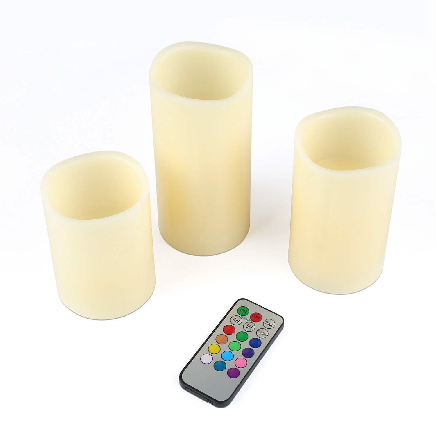 3-Piece: Flameless Votive Candles
