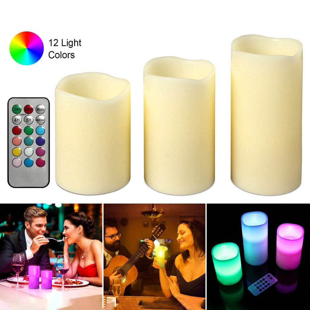 3-Piece: Flameless Votive Candles