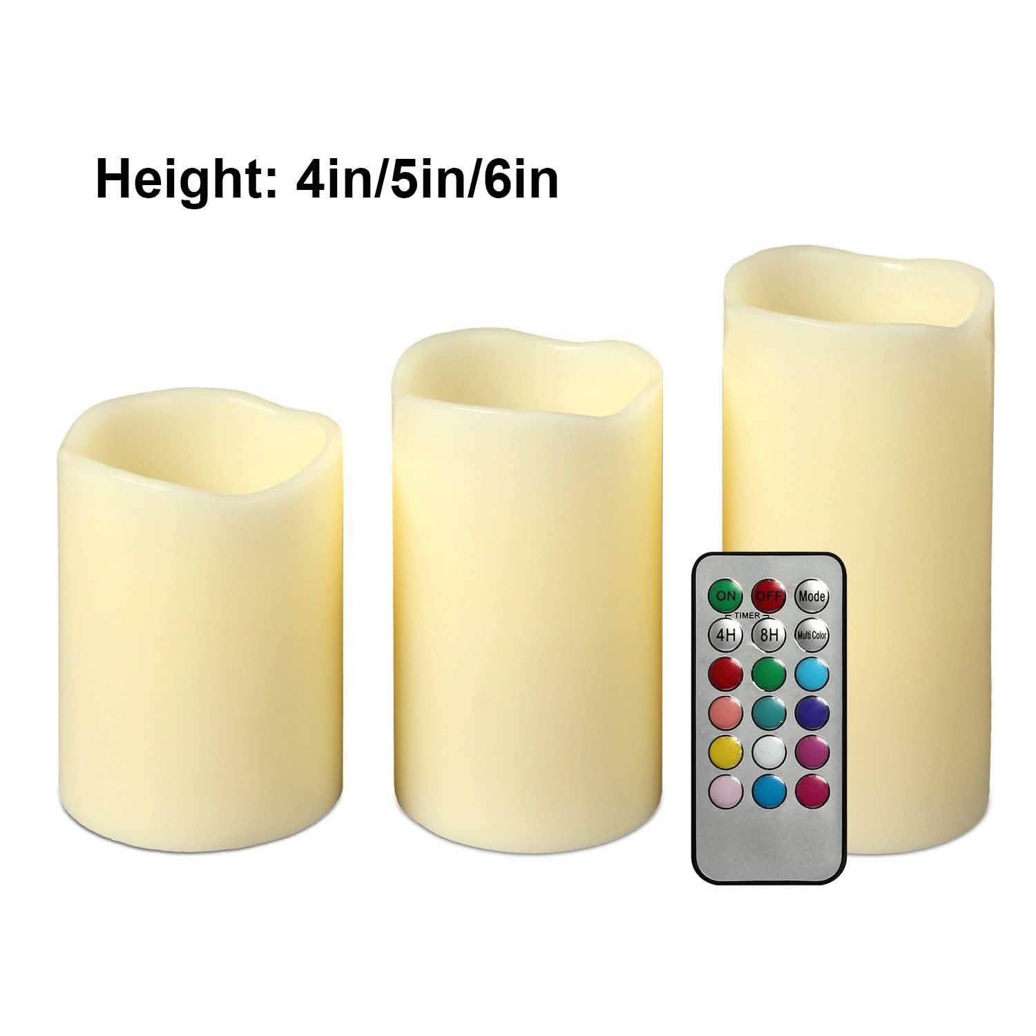 3-Piece: Flameless Votive Candles