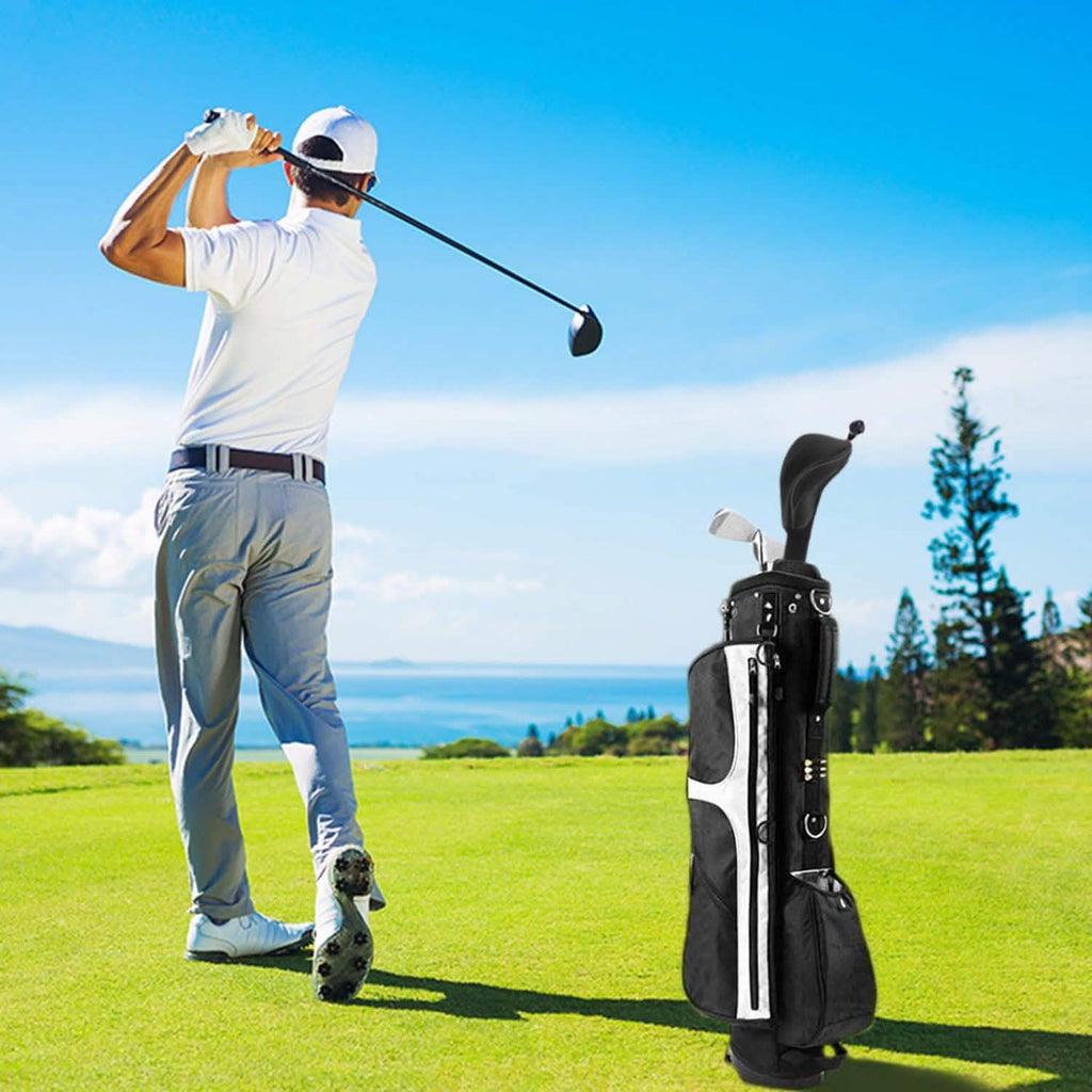 3-Piece: Long Neck Mesh Golf Club Head Cover