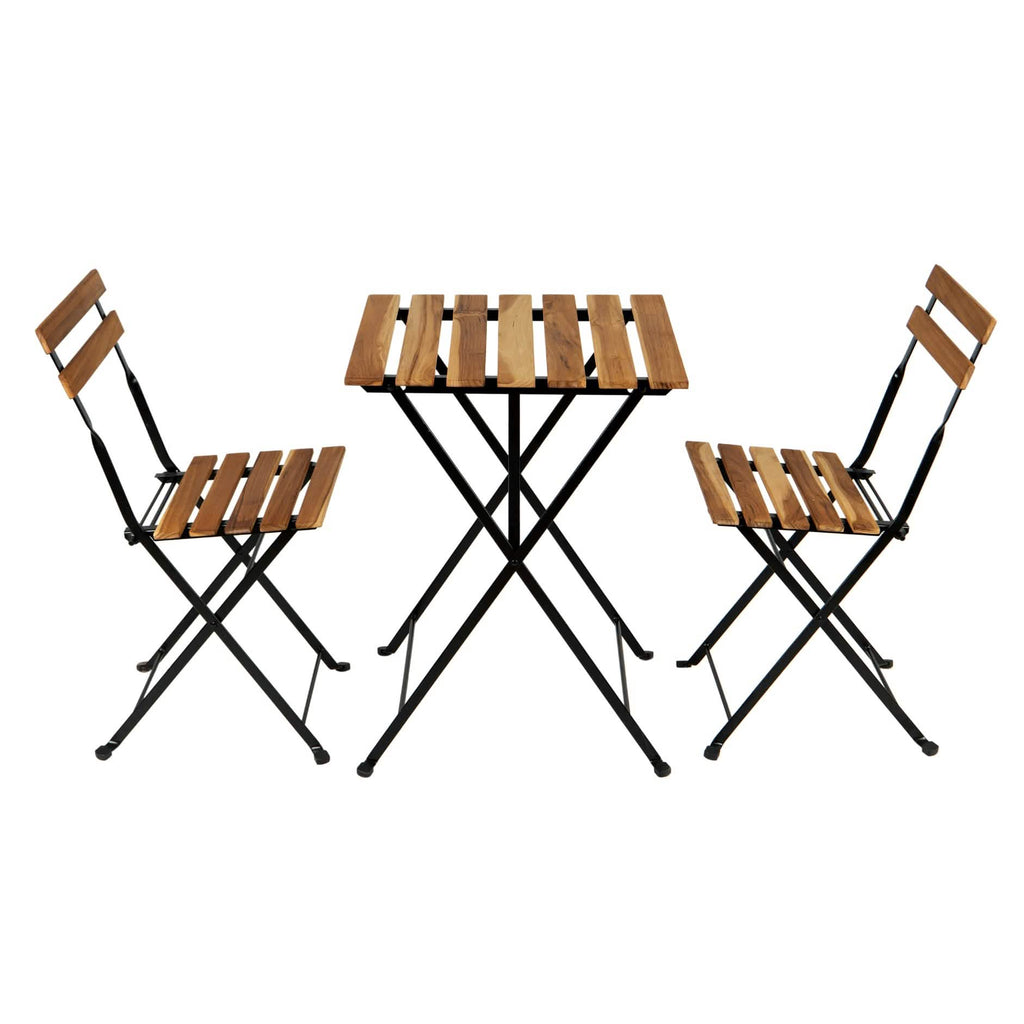3-Piece: Patio Dining Table Chairs Set