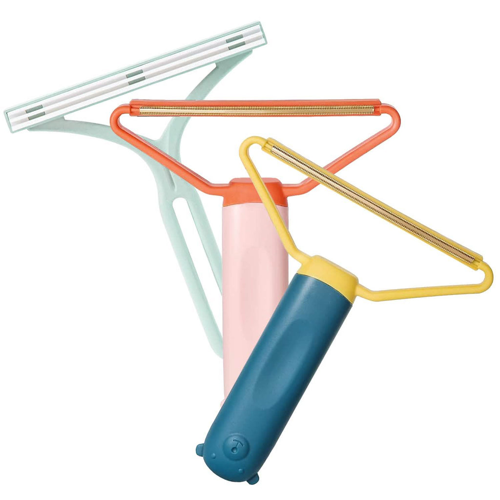 3-Piece: Portable Reusable Double Side Lint Remover