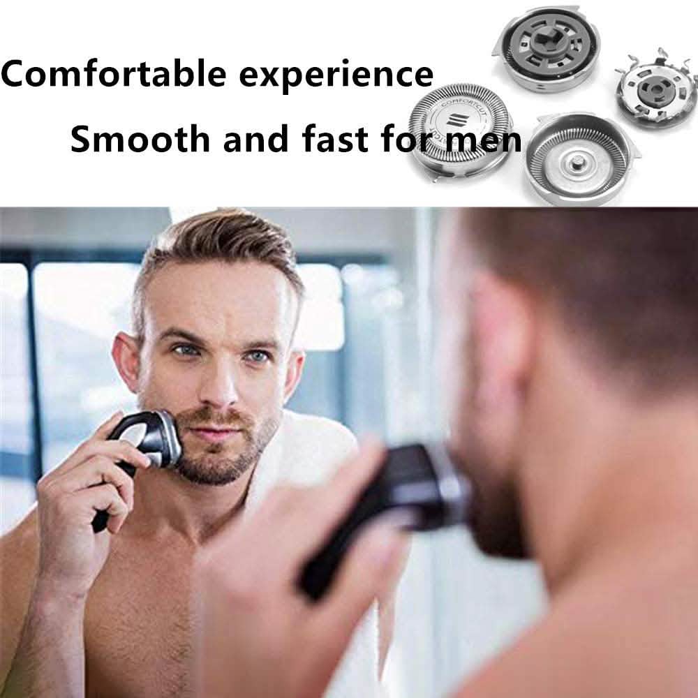 3-Piece: Replacement Shaver Heads for Norelco Philips SH50