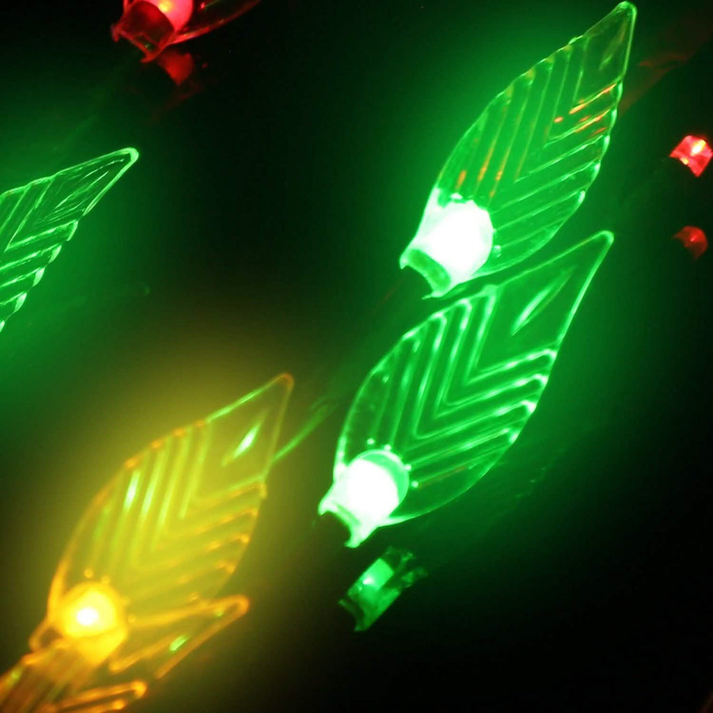 3-Piece Set: 60 LED Solar Garden Lights Tree Branch Leaf Shape Lamp