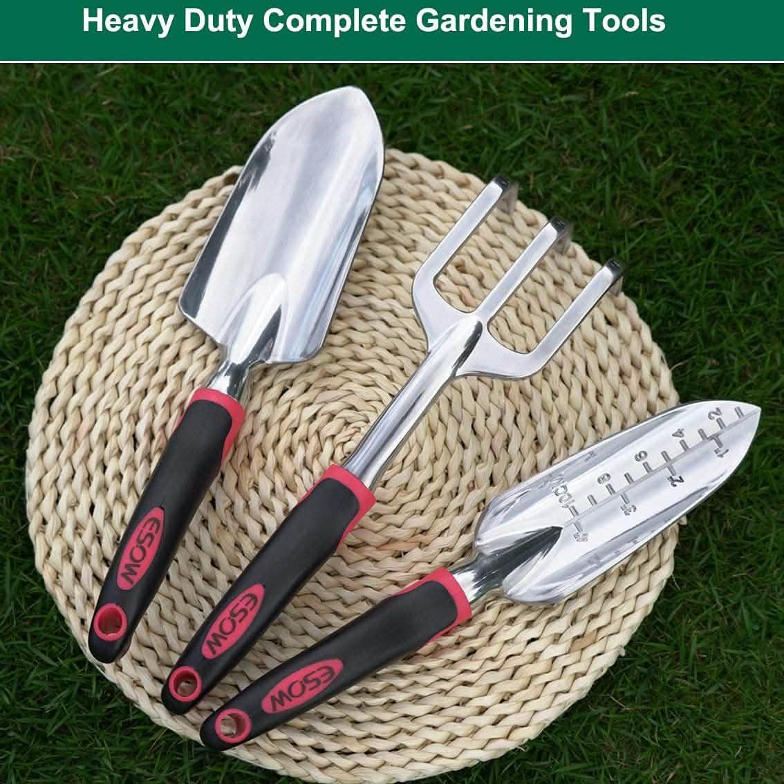 3-Piece Set: Cast-Aluminum Heavy Duty Gardening Kit