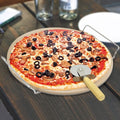 3-Piece Set: Deluxe Pizza Stone and Cutter Set