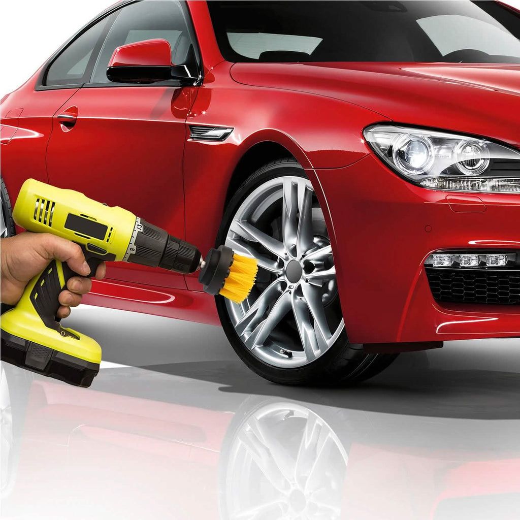 3-Piece Set: Drill Brush Power Scrubber