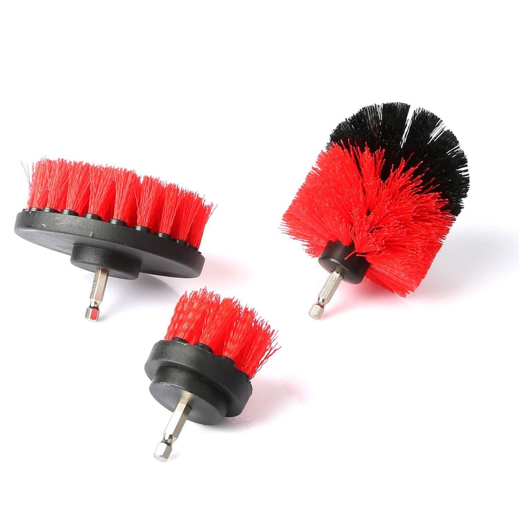 3-Piece Set: Drill Brush Power Scrubber
