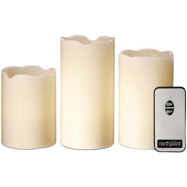 3-Piece Set: LED Flicker Candles