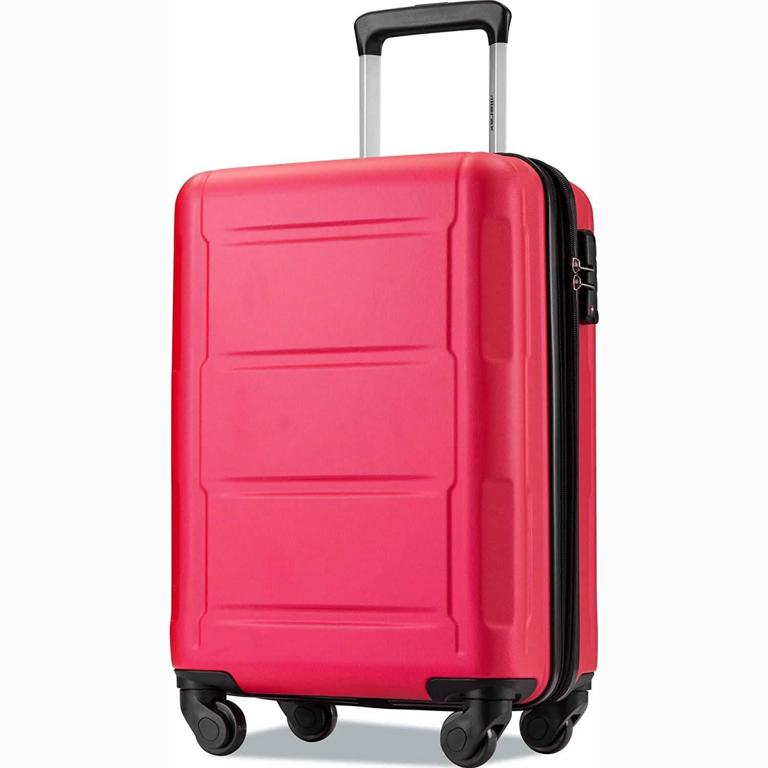 3-Piece Set: Lightweight Hard Luggage with Swivel Wheels and TSA Lock