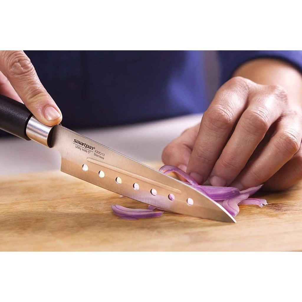 3-Piece Set: Smart Pan Stainless Steel Kitchen Knives