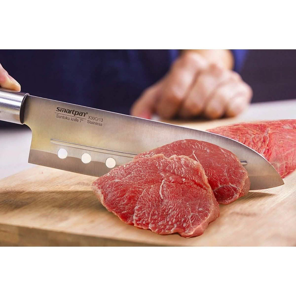 3-Piece Set: Smart Pan Stainless Steel Kitchen Knives
