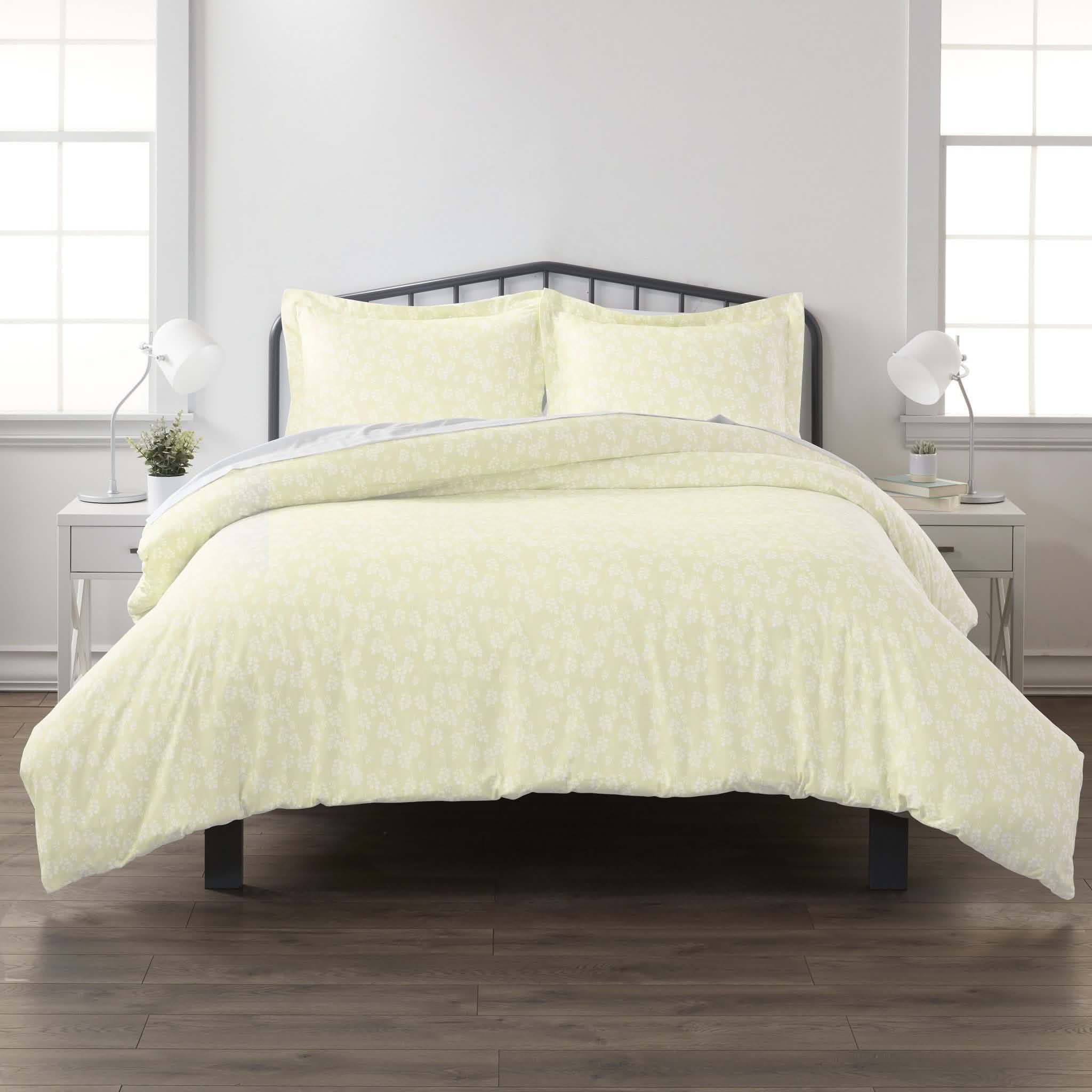 3-Piece Set: Wheatfield Patterned Duvet Cover Set