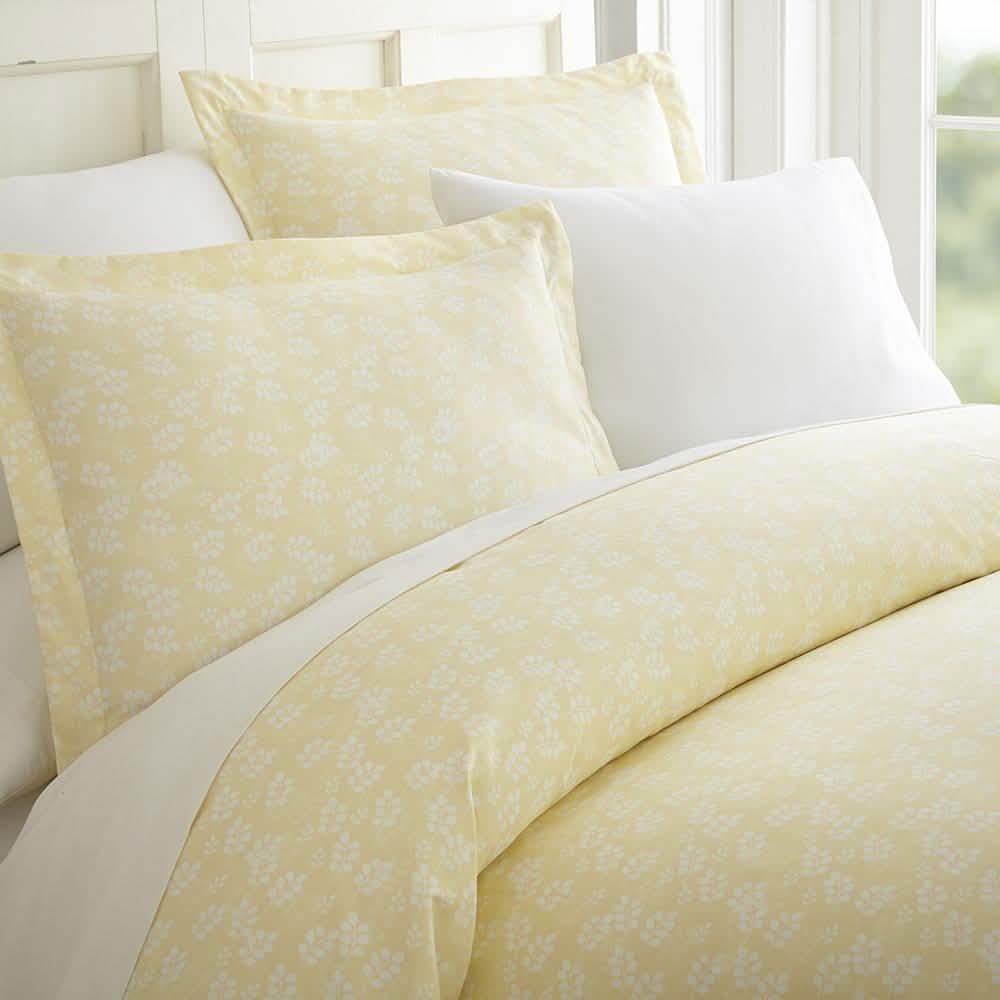 3-Piece Set: Wheatfield Patterned Duvet Cover Set
