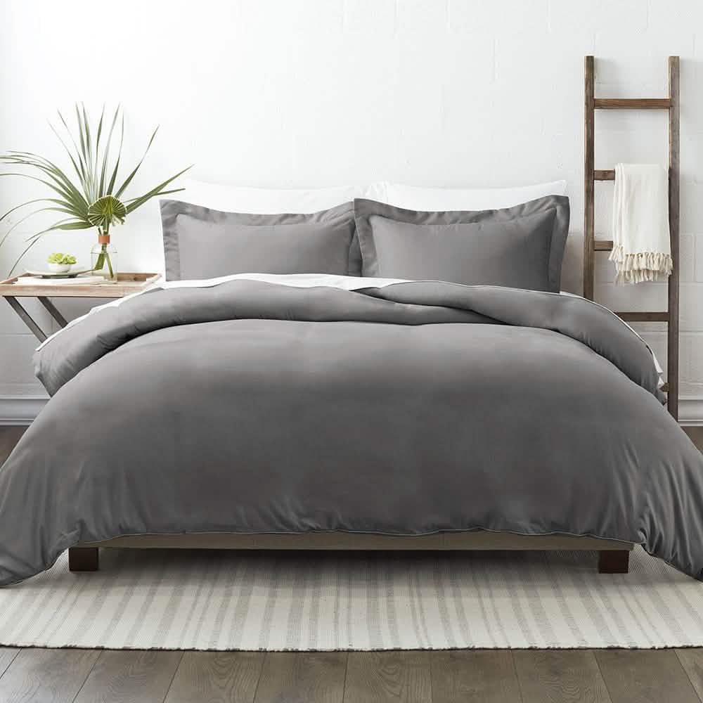 3-Piece: Solid Duvet Cover Set