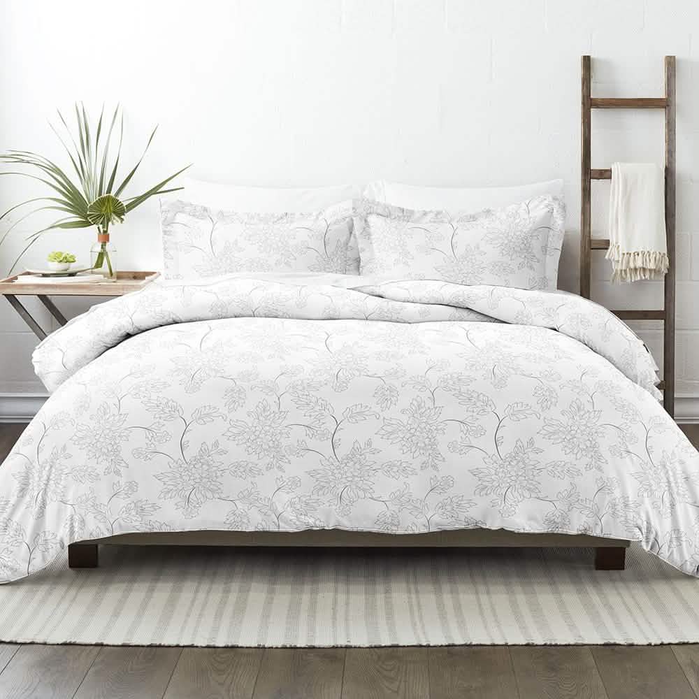 3-Piece: Vines Patterned Duvet Cover Set