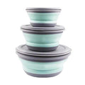 3-Pieces: Folding Camping Bowl Set