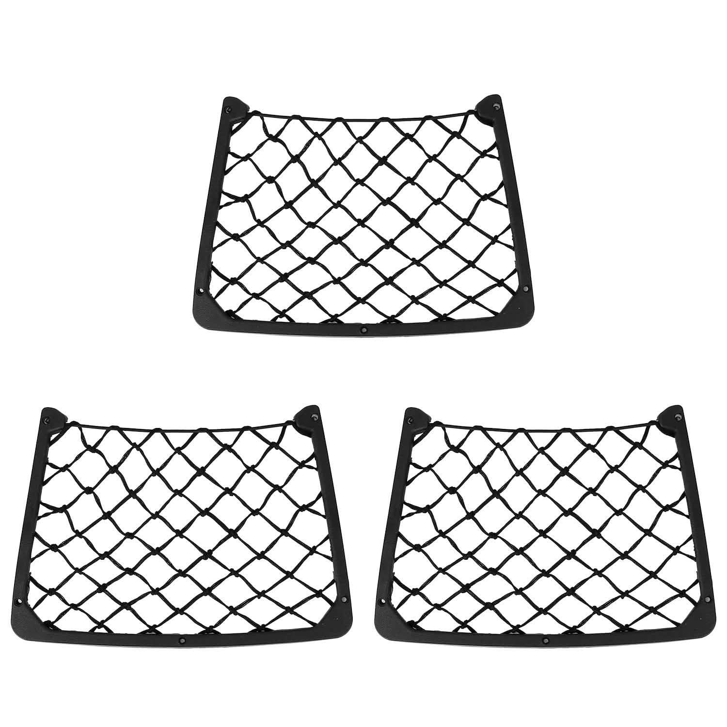 3-Pieces: Mesh Pocket Seat Side Organizer