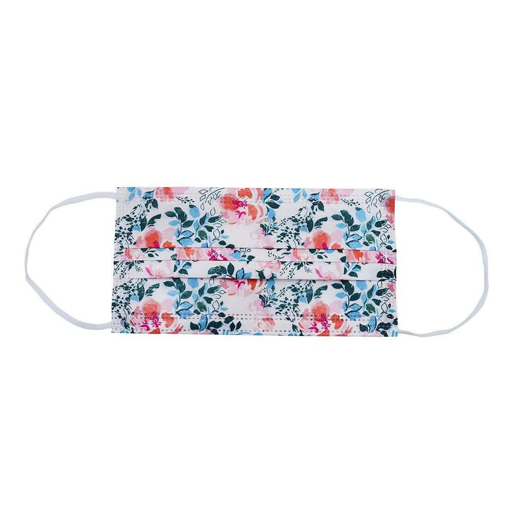 3-Ply Disposable Floral Mask