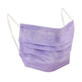 3-Ply Disposable Purple Mask