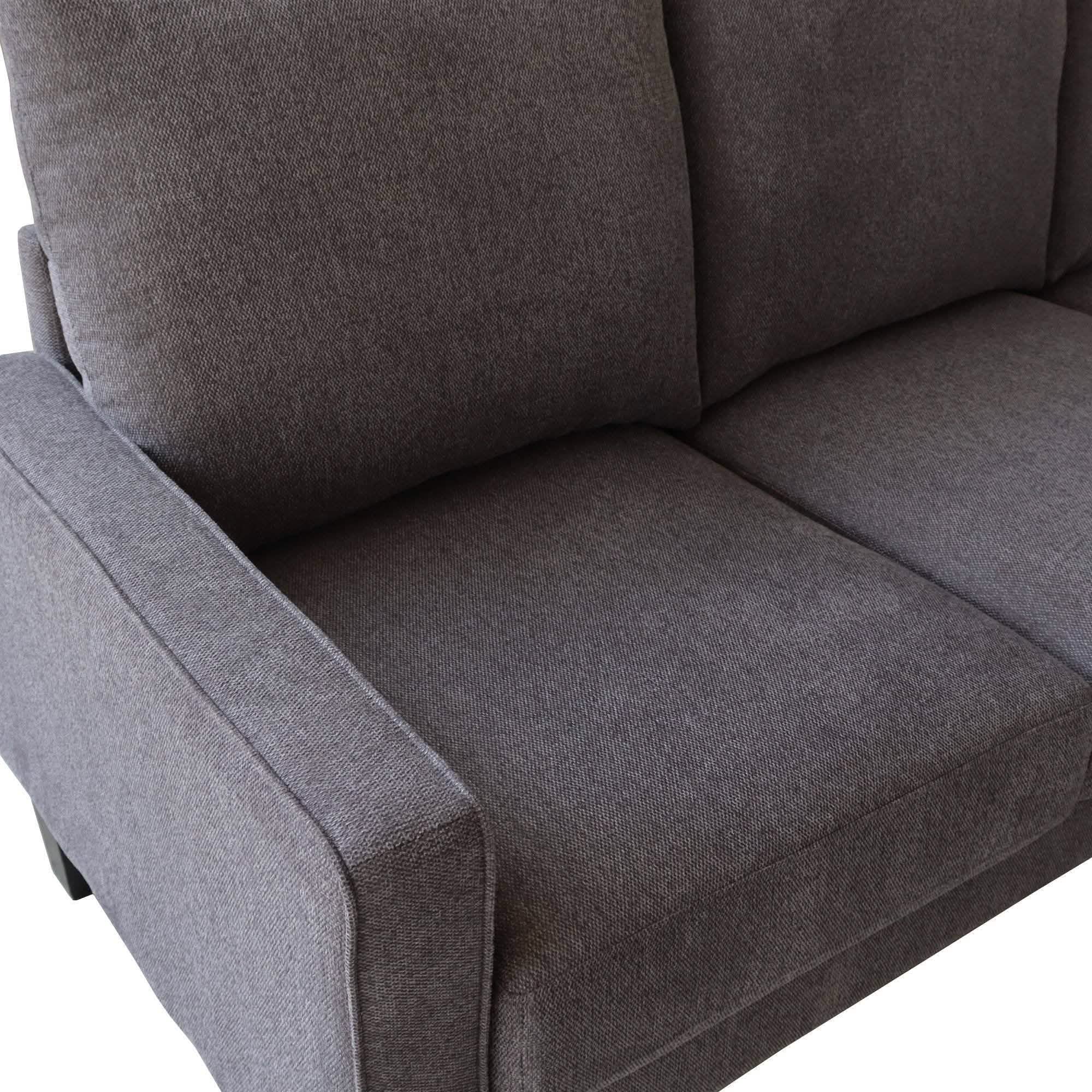 3-Seat Sofa for Living Room-Modern Fabric Sofa Couch with Storage