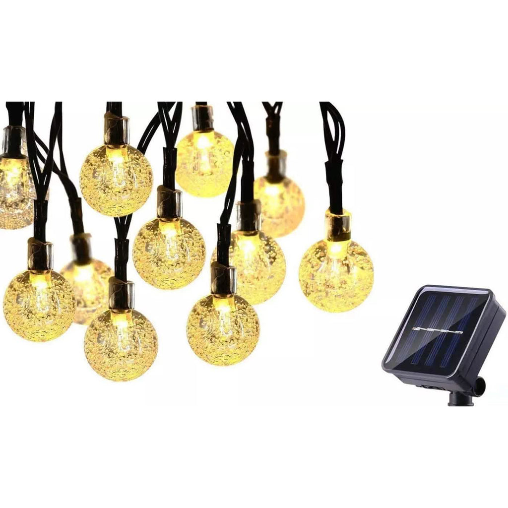 30 LED Solar String Ball Lights Outdoor Waterproof  Garden Decor