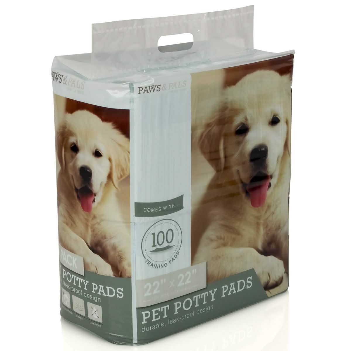 30-Pack: Paws & Pals Puppy Pee Pads Potty Training Leak-Proof
