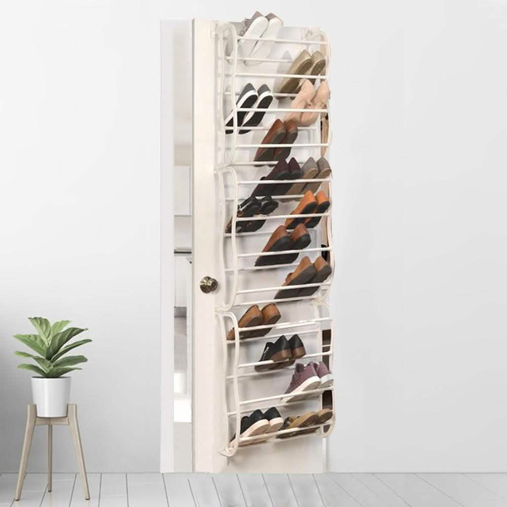 30-Pair: Over the Door Shoe Storage Rack