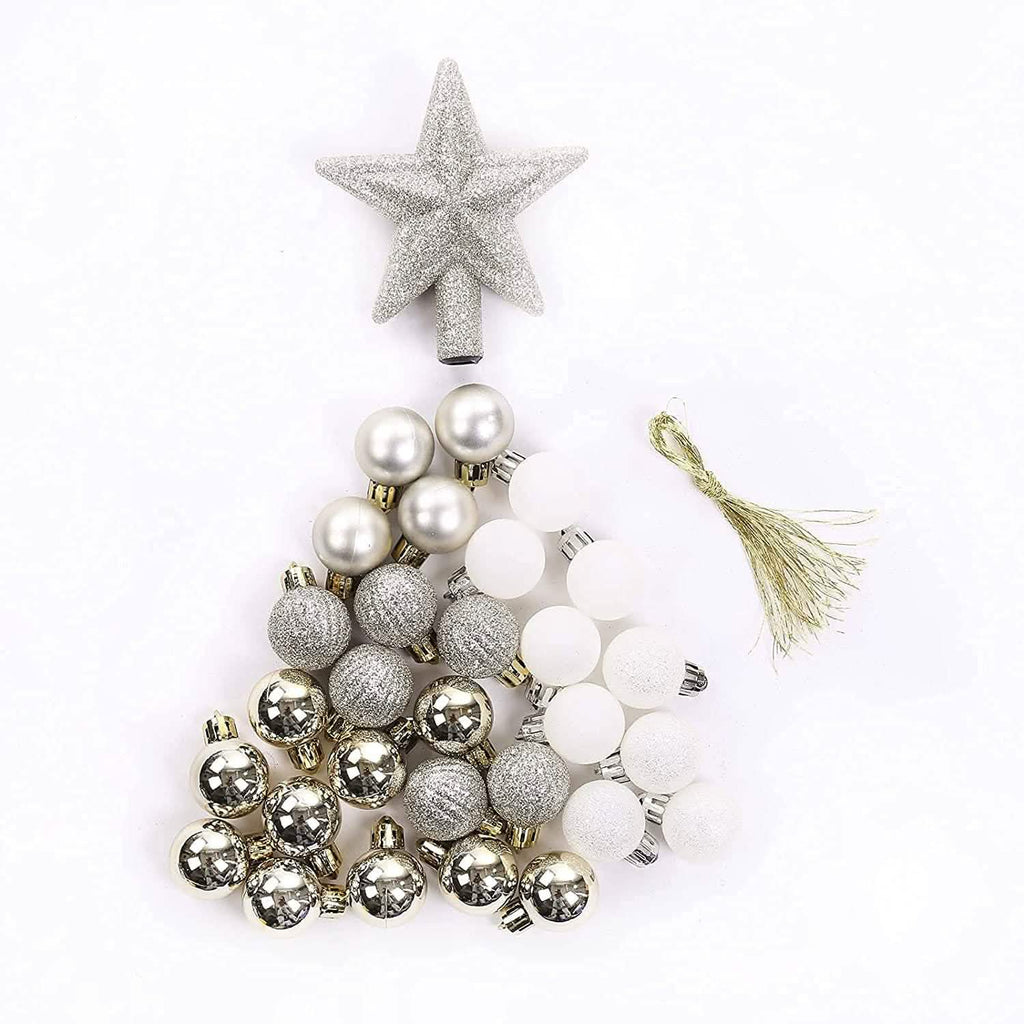30-Piece: Christmas Balls Ornaments for Xmas Tree