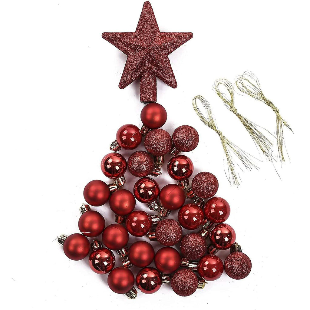 30-Piece: Christmas Balls Ornaments for Xmas Tree