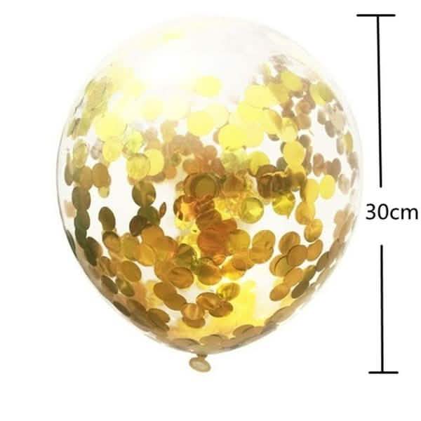 30-Pieces: Colorful Paper Latex Balloon Party Supplies