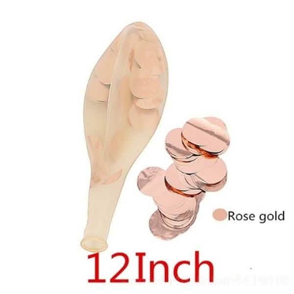 30-Pieces: Colorful Paper Latex Balloon Party Supplies