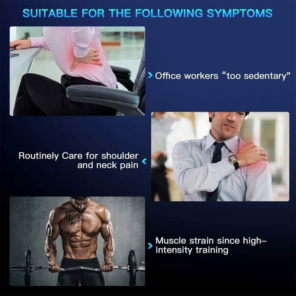 30 Speed Deep Tissue  Ultra-Quiet Muscle Massage Gun with 7 Heads