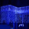 300 LED Blue Fairy String Light Curtain Light with Controller