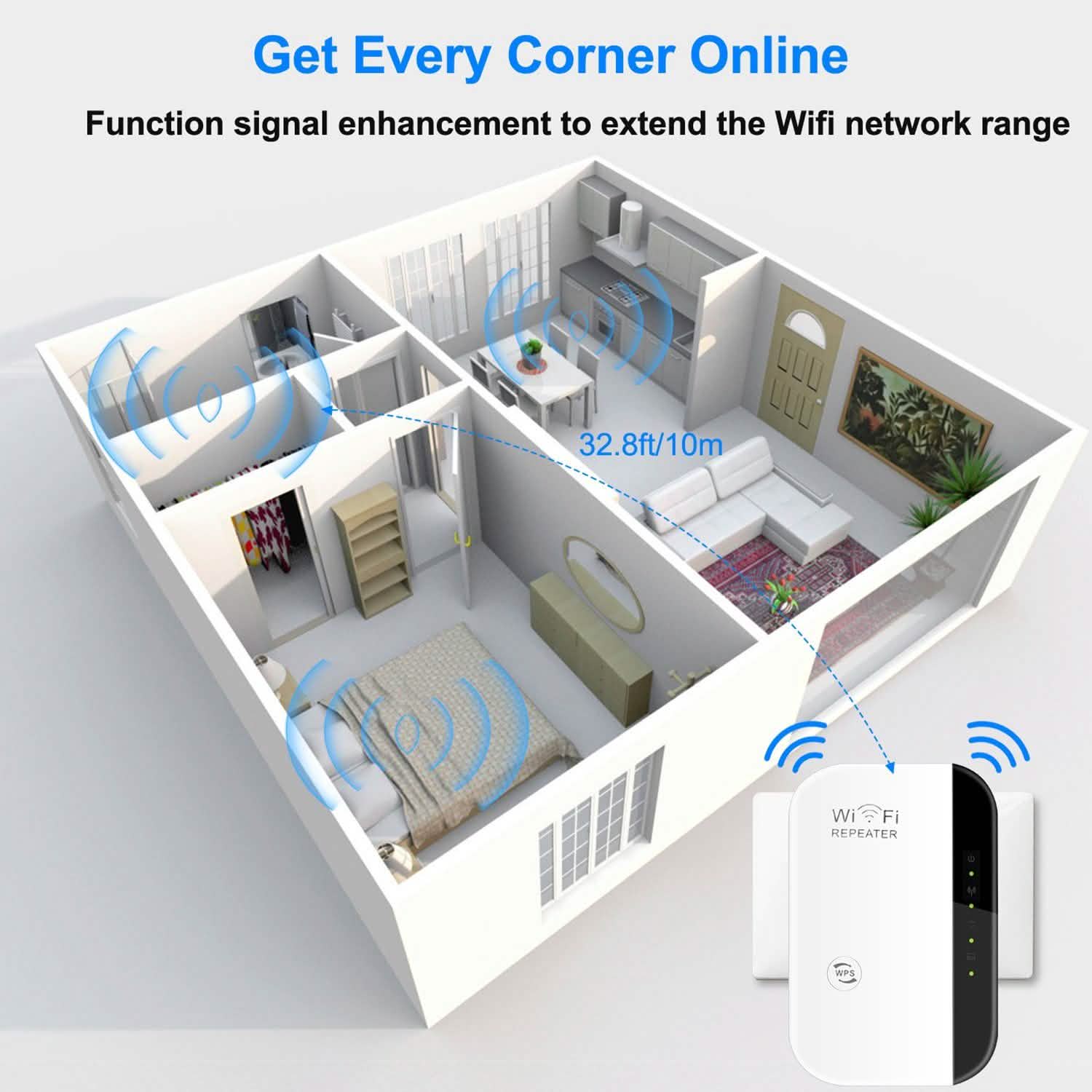 300 Mbps WiFi Repeater