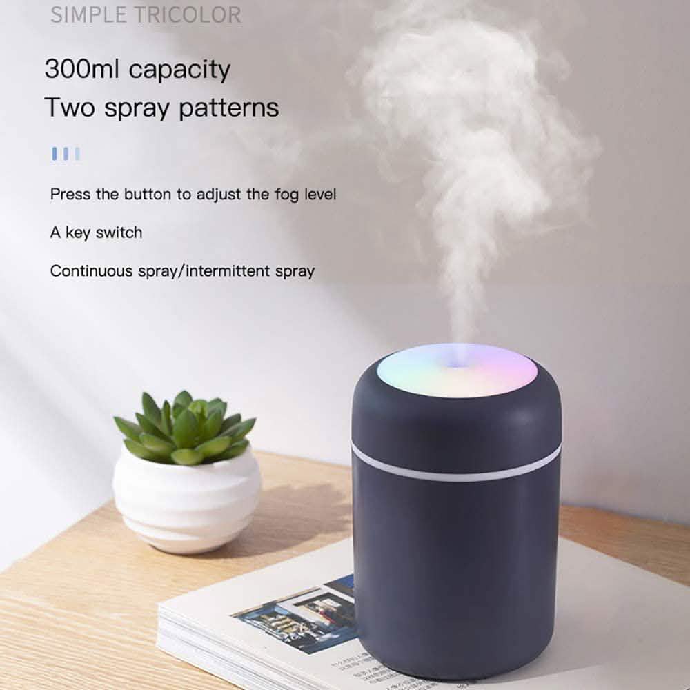 300 ML Humidifier USB Ultrasonic Dazzle Cup Aroma Diffuser Cool Mist Maker