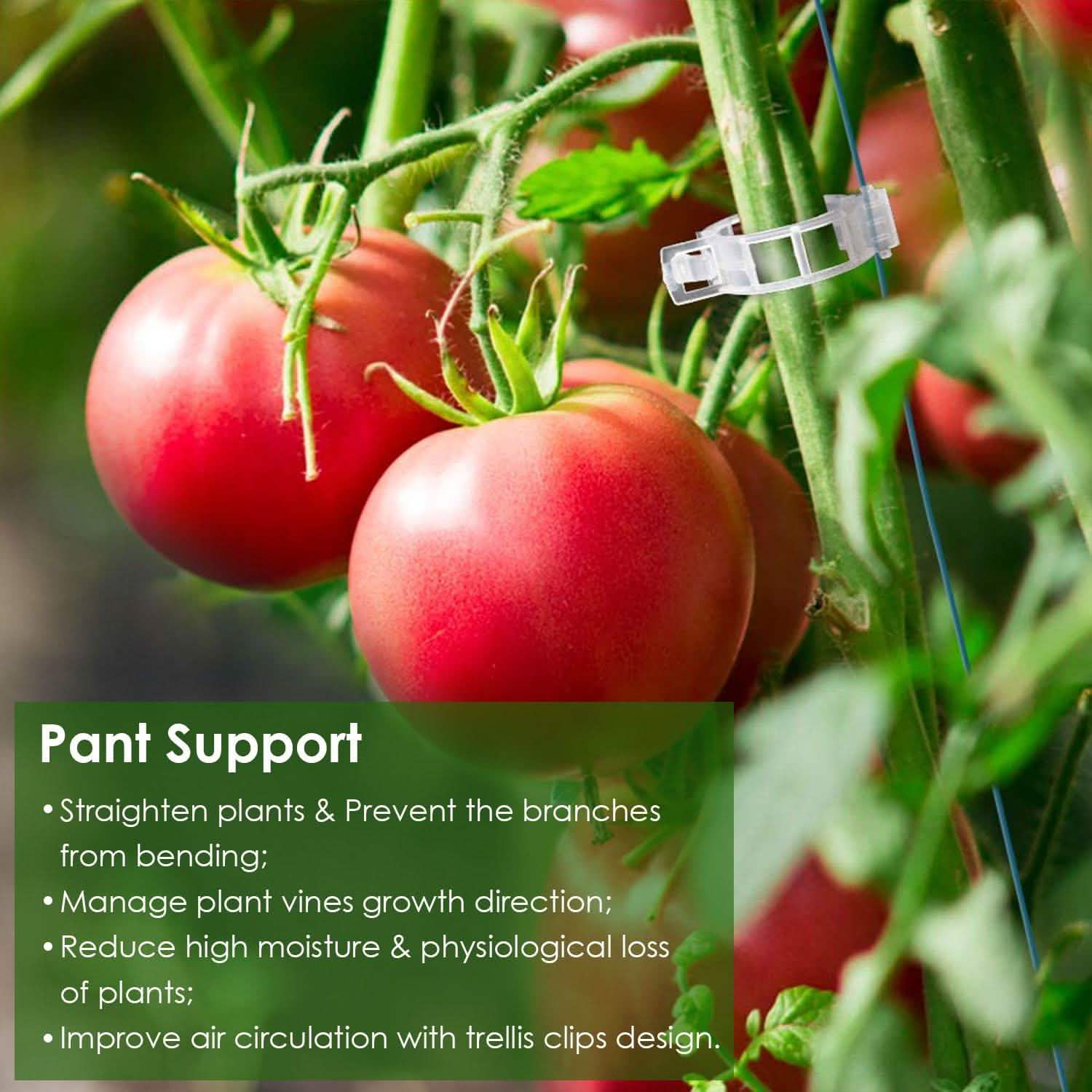 300-Pieces: Garden Plant Support Clips