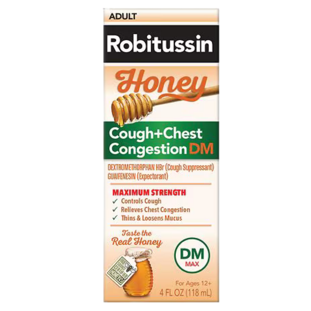 Robitussin Honey Cough + Chest Congestion DM Adult (4oz)