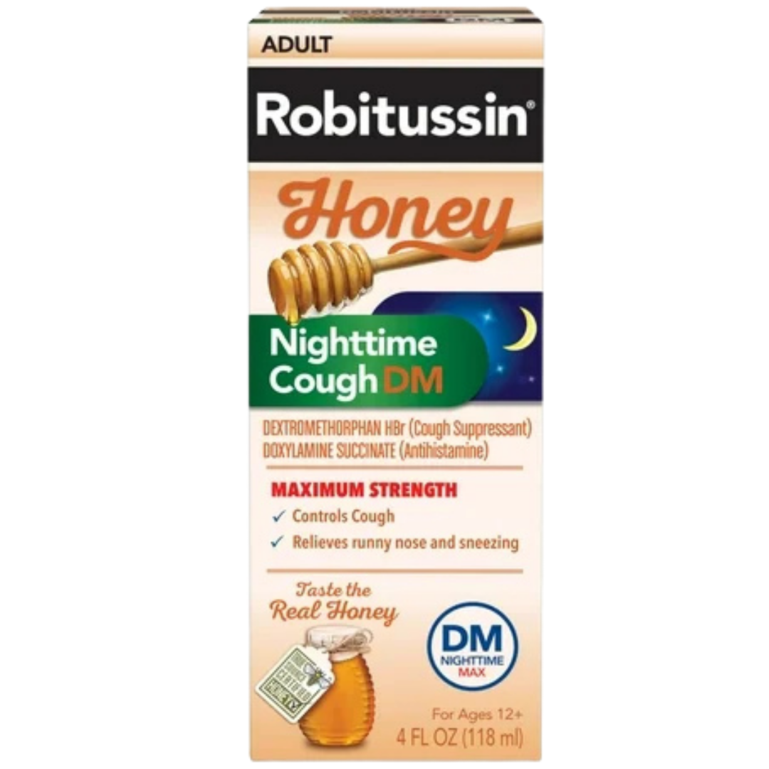 Robitussin Honey Nighttime Cough DM Adult (4oz)