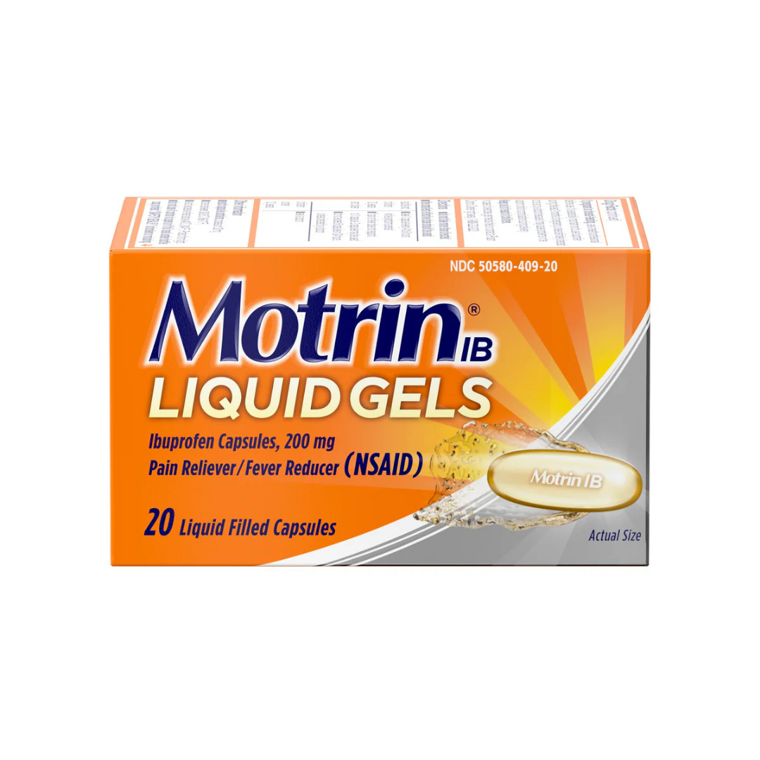 Motrin IB Liquid Gels Ibuprofen 200mg (20 ct)