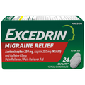 Excedrin Migraine Pain Relief Caplets (24ct)