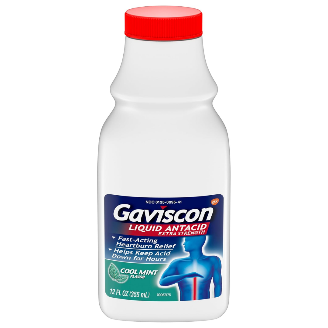 Gaviscon Extra Strength Antacid Mint Liquid (12oz)