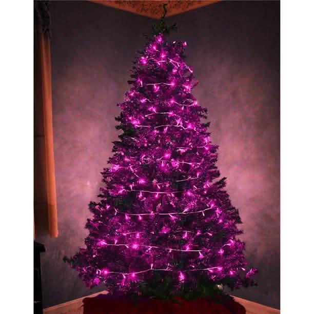 300LED Pink Fairy Curtain String Lights with Controller