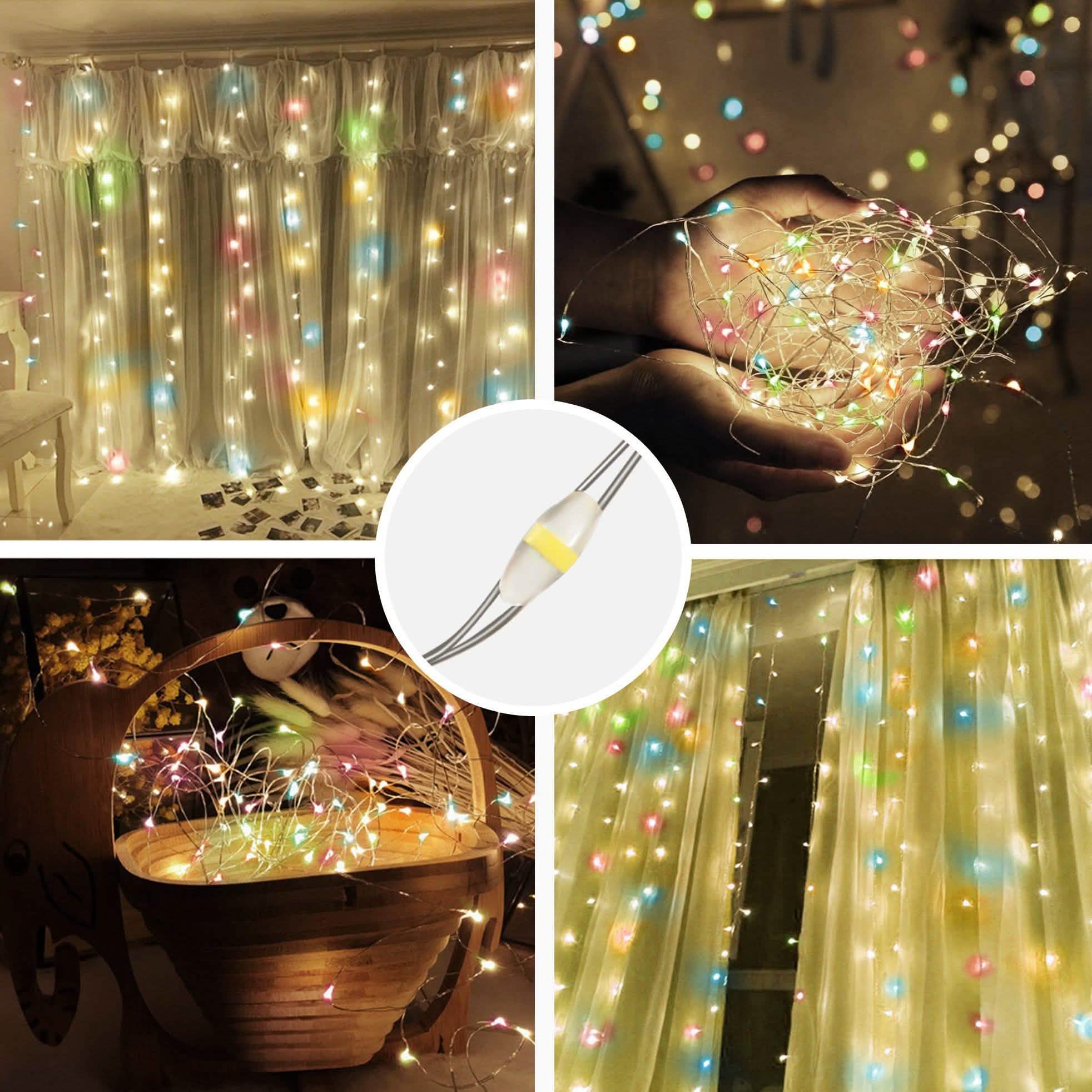 300LED USB RGB Color Waterproof String Lights with Remote Control