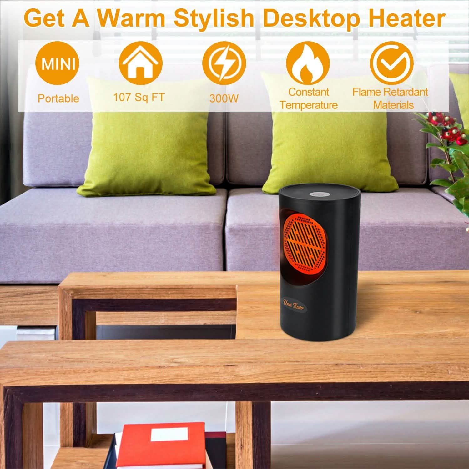 300W Portable Electric Mini Heater