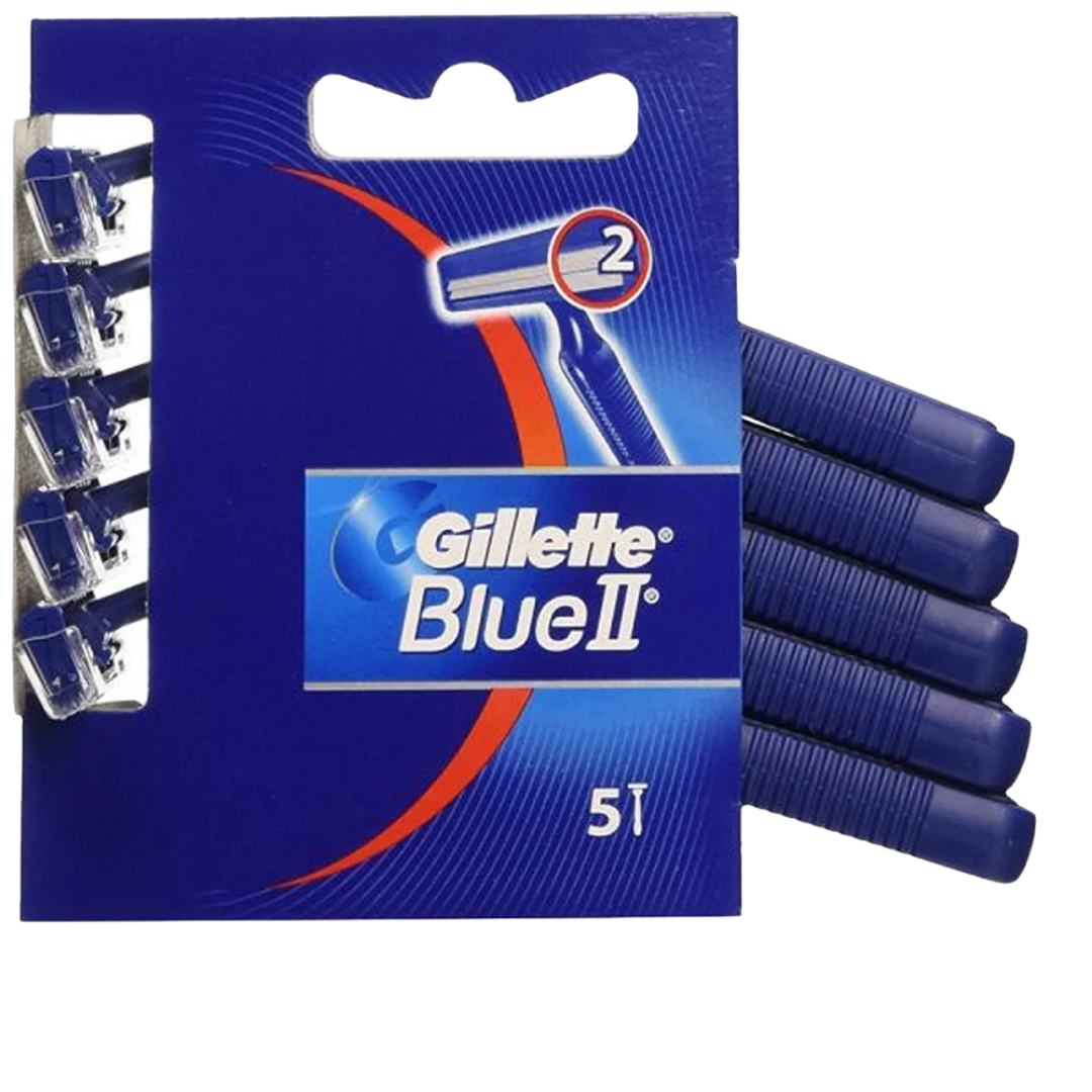 Gillette Blue II Men's Disposable Razors (5 ct)